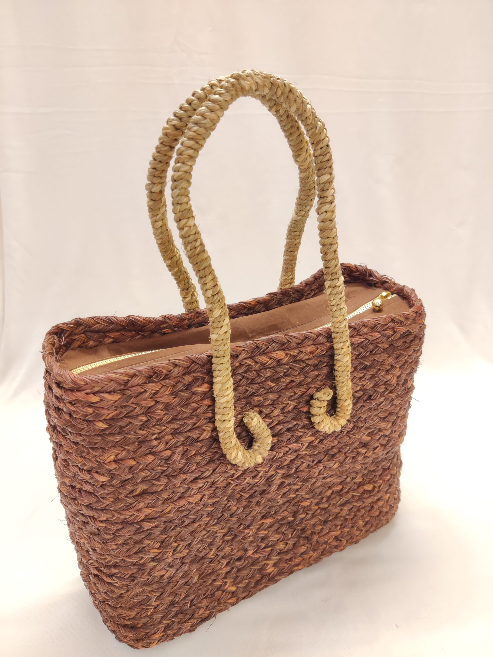 HMETT0001 Bag Brown Sabai Grass